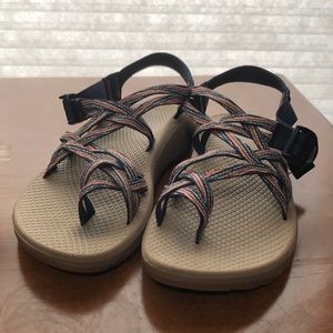 Chaco double strap women’s sandals with toe strap